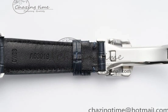 MIROTIME 0316 ZeroBulk Portuguese Real PR IW500715 SS AZF 1:1 Best Edition White Blue Dial on Blue Leather Strap A 7034